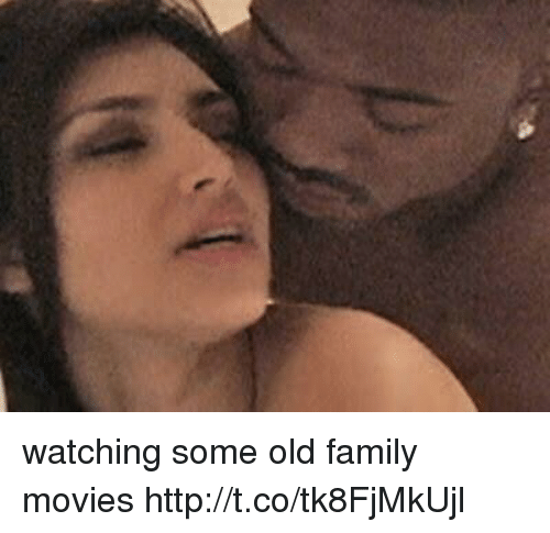 Family Kim Kardashian And Kim Kardashian Sex Tape Its North West Watching Some Old