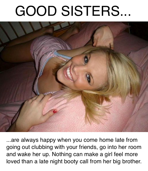 Good Sisters Incest Captions Brother Bro Fucks Cut